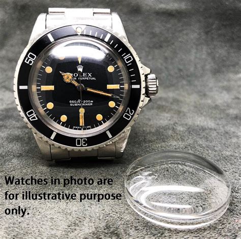 submariner rolex domed crystal for sale|Rolex crystal chart.